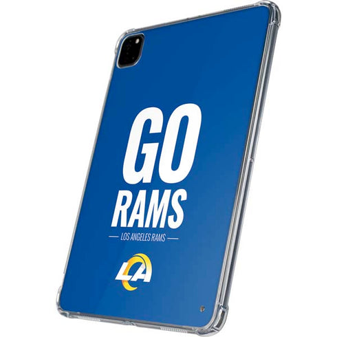 NFL Los Angeles Rams Team Motto iPad Pro 11in (2024) Clear Case